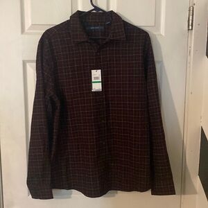 Perry Ellis men’s button up untucked shirt | NWT